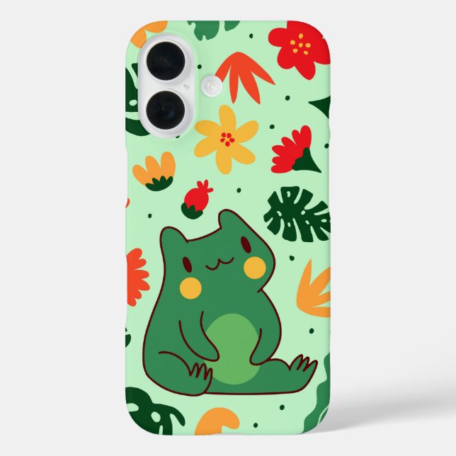 Tropical Froggy Jungle Joy Case-Mate iPhone Case (Back)