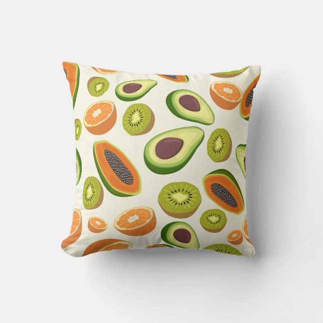 Tropical Fruit Cushion (Front)