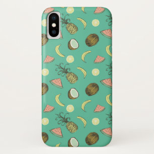 Tropical Fruit Doodle Pattern Case-Mate iPhone Case