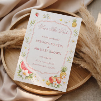 Tropical Fruit Floral Announcement
