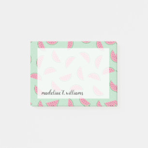 Tropical Fruit Paint Splatter Pattern Post-it Notes
