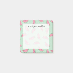 Tropical Fruit Paint Splatter Pattern Post-it Notes