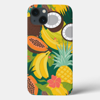 Tropical Fruit Paradise iPhone 13 Case