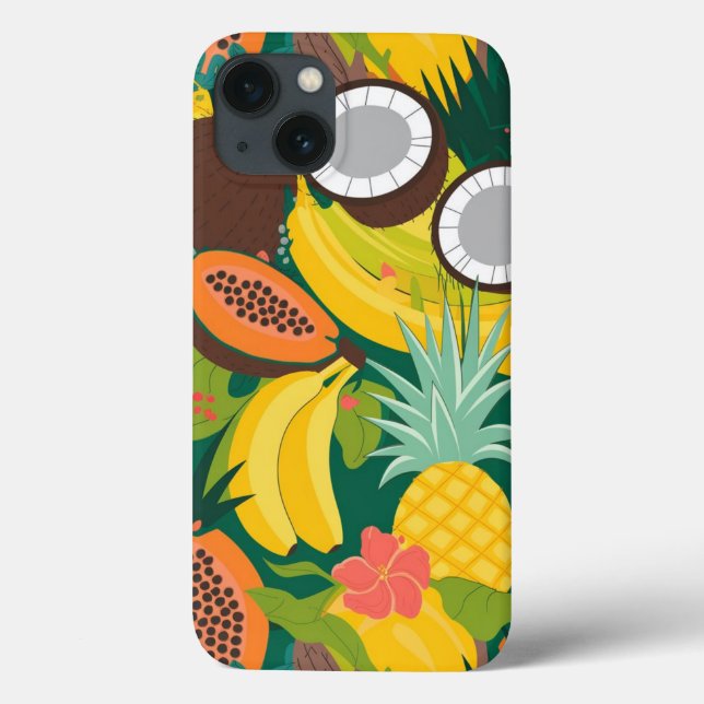 Tropical Fruit Paradise Case-Mate iPhone Case (Back)