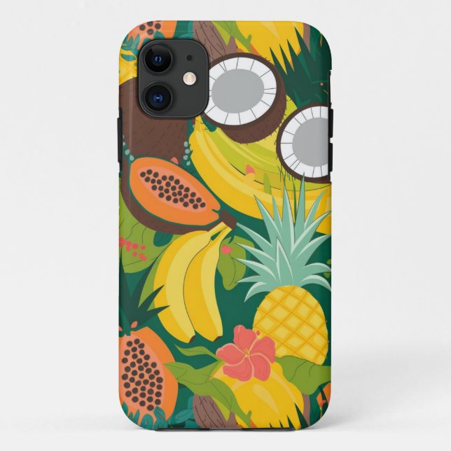 Tropical Fruit Paradise Case-Mate iPhone Case (Back)
