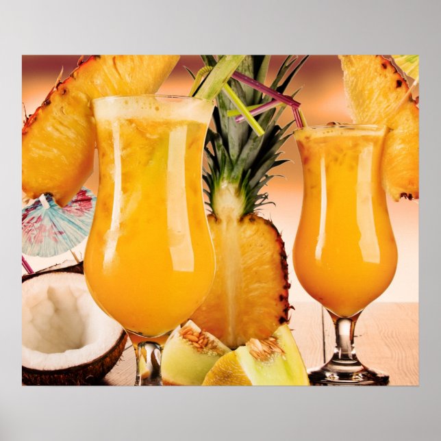 Tropical Fruit Poster (Front)