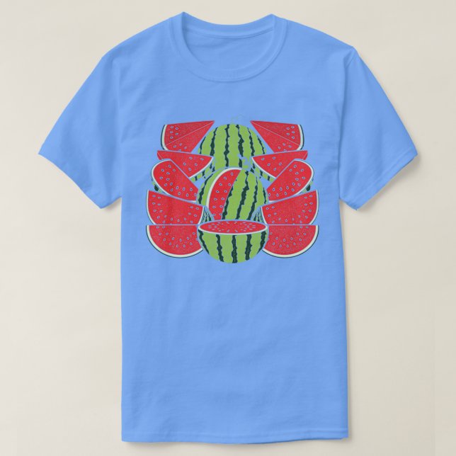 Tropical Fruit Watermelon Lover Exotic Summer Melo T-Shirt (Design Front)
