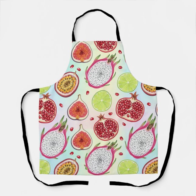 Tropical Fruits by Natasha Us   Apron (Front)