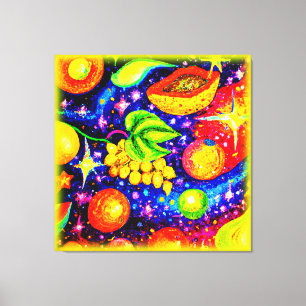 Tropical Fruits in the Sky. Buy Now Canvas Print