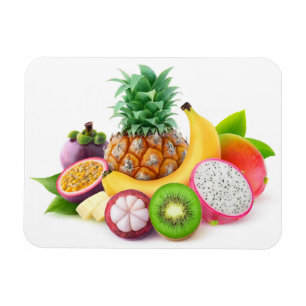 Tropical fruits magnet