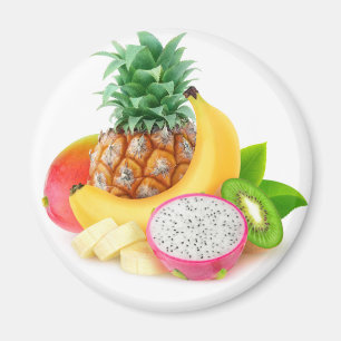 Tropical fruits magnet