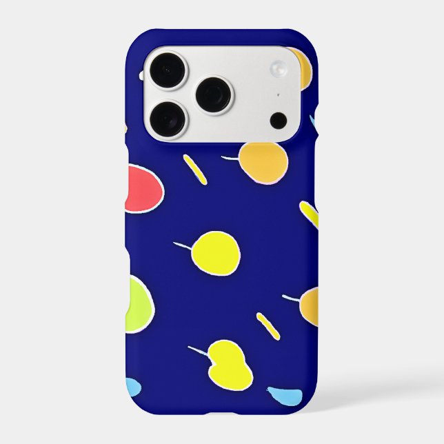 Tropical Fruits Neon Colours Pattern (Back)