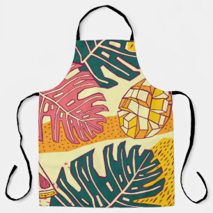 Tropical fruits,pattern design apron