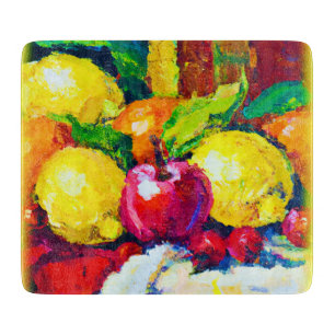 Tropical Fruits Pianting. Buy Now Cutting Board