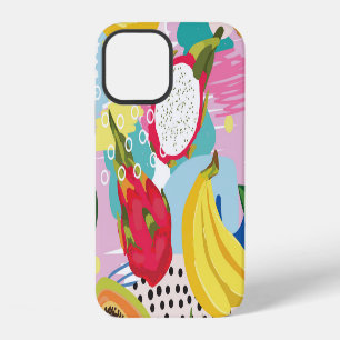 Tropical Fruits, Seamless Vintage Pattern. iPhone 12 Case