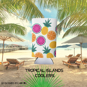 Tropical Fruits Seltzer Can Cooler