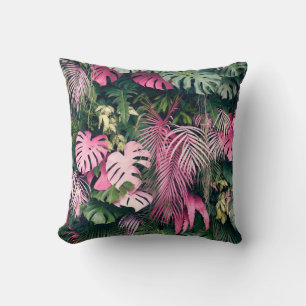Tropical Full Background Trees Cushion