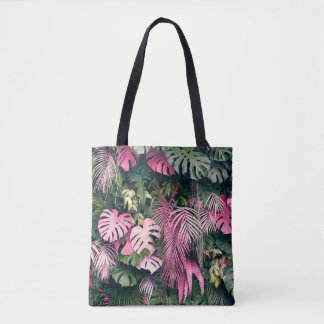 Tropical Full Background Trees Tote Bag