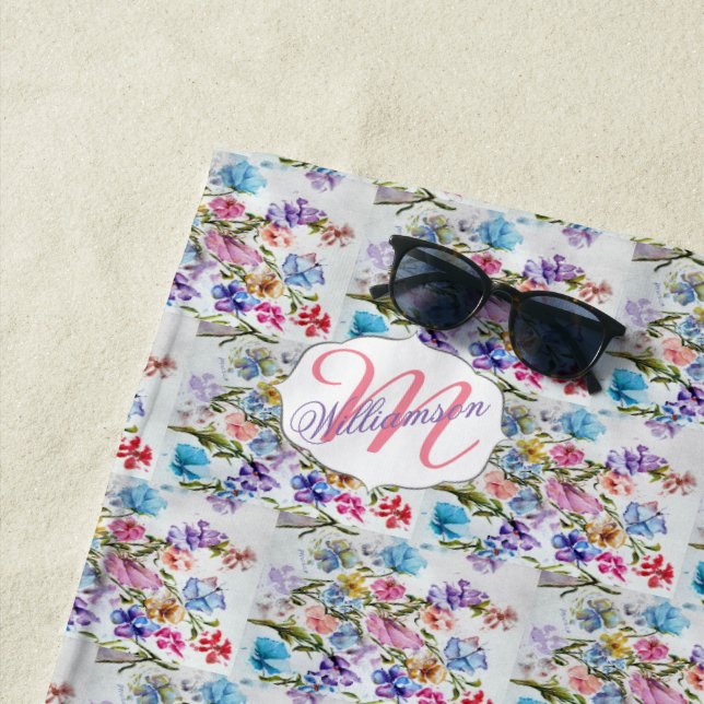 TROPICAL FUN BEACH TOWEL (In Situ)