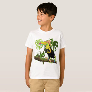 Tropical Fun Toucan Jungle Explorer T-Shirt