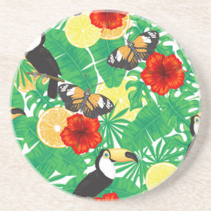 Tropical garden coaster