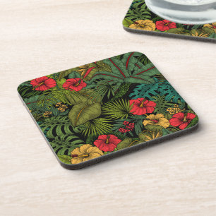 Tropical garden coaster