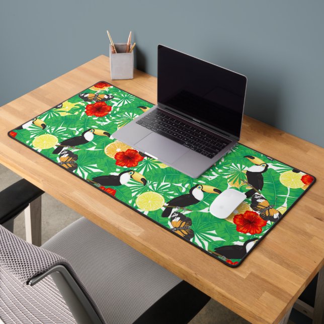Tropical garden desk mat (Office 2)
