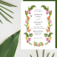 Tropical Garden Floral & Greenery wedding