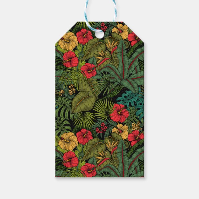 Tropical garden gift tags (Front)