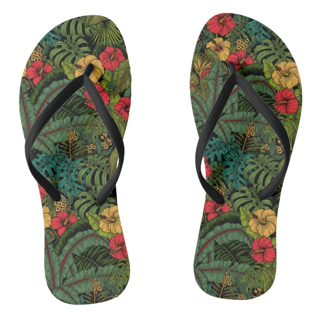 Tropical garden jandals (Footbed)