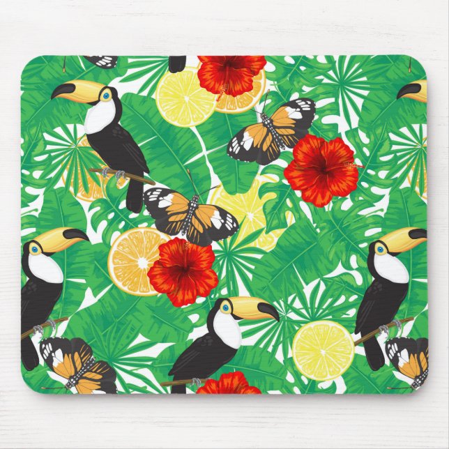 Tropical garden mouse pad (Front)