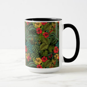 Tropical garden mug