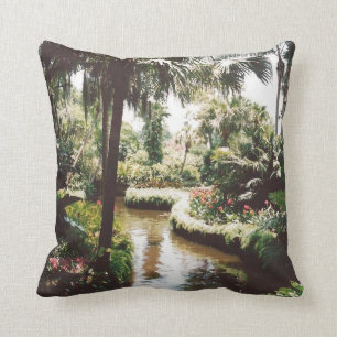 Tropical Garden Paradise Cushion