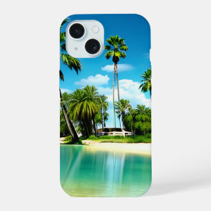 Tropical Gaze Oasis 3 iPhone 15 Case