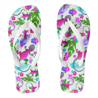 Tropical Geckos Flip Flops