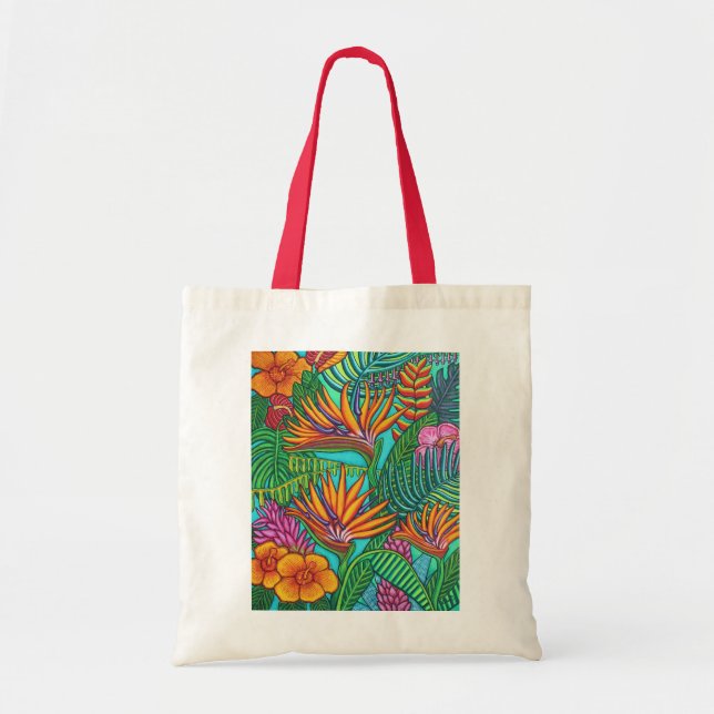 Tropical Gems Budget Tote Bag (Front)