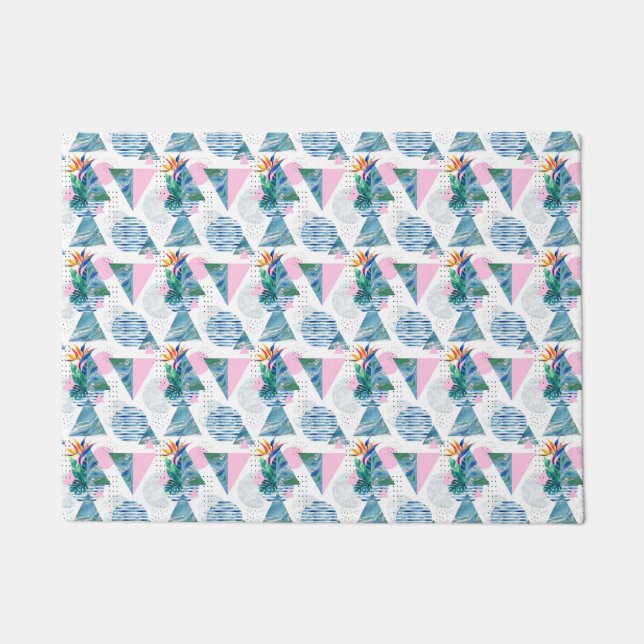 Tropical Geometric Pattern Doormat (Front)