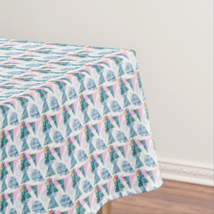 Tropical Geometric Pattern Tablecloth