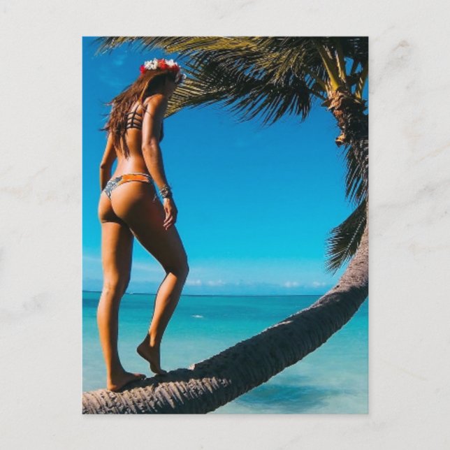 Tropical getaway postcard (Front)