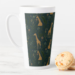 Tropical Giraffe Hangout Latte Mug