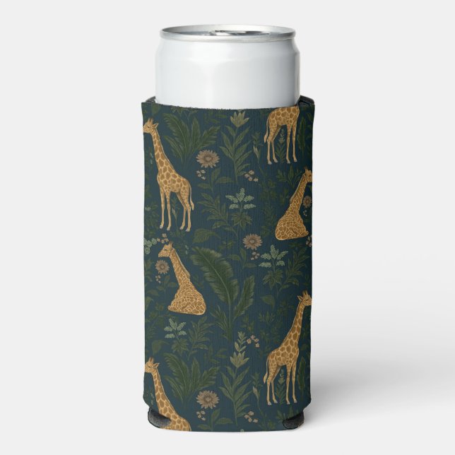 Tropical Giraffe Hangout Seltzer Can Cooler (Seltzer Front)