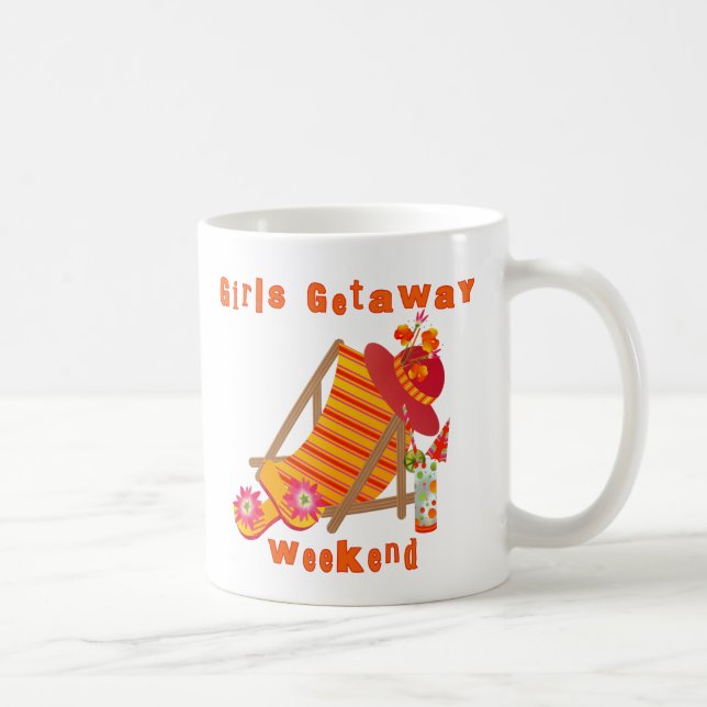 Tropical Girls Getaway Weekend Coffee Mug (Right)