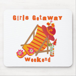 Tropical Girls Getaway Weekend Mouse Pad