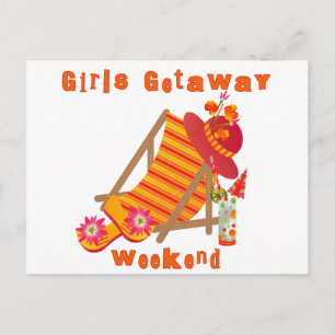 Tropical Girls Getaway Weekend Postcard