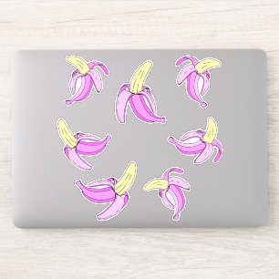 Tropical Girly Pink Bananas Fruit