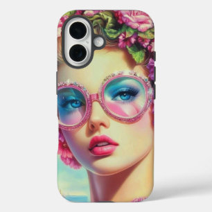 Tropical Glamour Queen iPhone 16 Case
