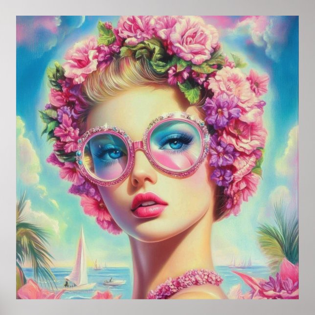 Tropical Glamour Queen Poster (Front)