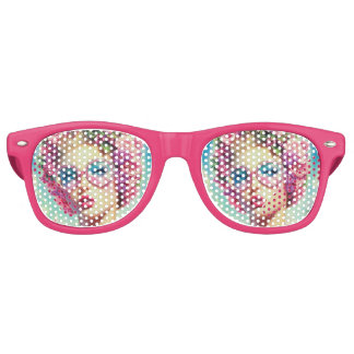 Tropical Glamour Queen Retro Sunglasses