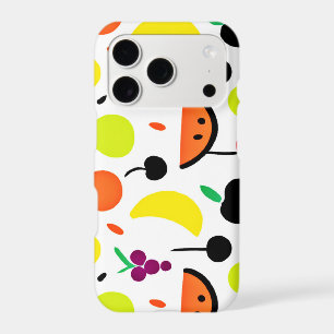 Tropical Glow Neon Fruit Pattern