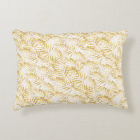 Tropical Gold Palm Leaf